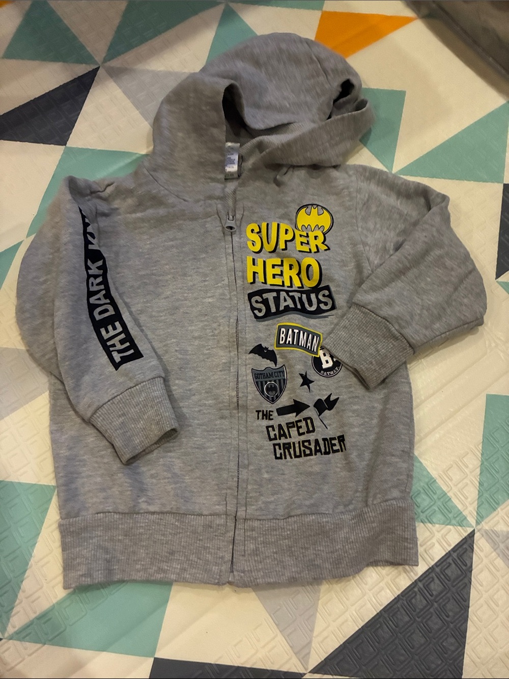 20/25$ 🧸 Batman Gray Kids Zip Hoodie - Super Hero Status